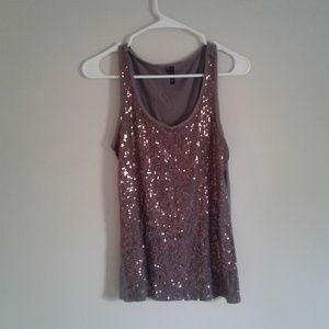 Beautiful sequin tank top